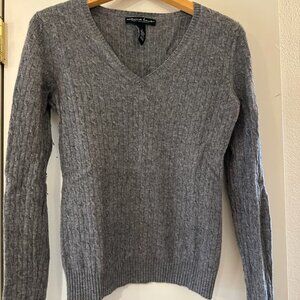 Gray Cashmere Sweater
